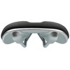 BEL AIR 3.0 GALAXIC LUX-ALLOY RAIL SADDLE Black Microfibre Top/Silver