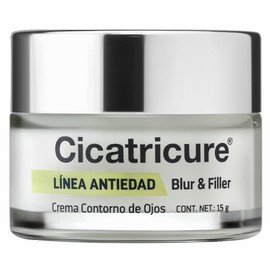 Cicatricure ANTIEDAD CONTORNO DE OJOS, Blur & Filler, reduce la apariencia de arrugas y líneas de expresión, tarro 15 g