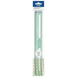 MILAN® New Look Series 30 cm Clear Ruler Green