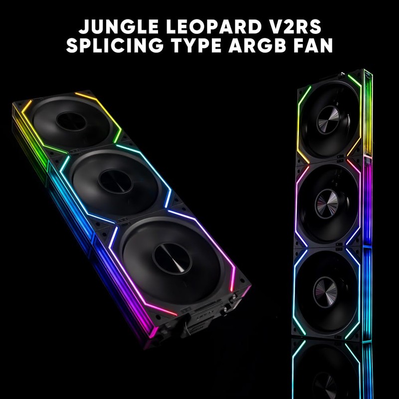 Jungle Leopard Interstellar V2 RS 120mm Case Fan Infinity Mirror