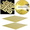 Create idea Pack of 2 H62 Solid Brass Sheet 152mm
