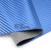 EZAUTO WRAP 54"x180" (4.5FTx15FT) Blue Fabric Carbon Fiber 54" Wide