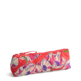 Vera Bradley Featherweight Pencil Pouch, Swirling Poppies