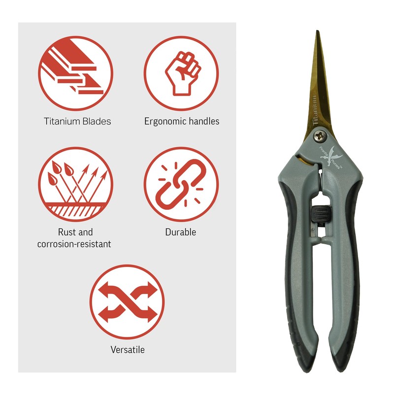 Piranha Pruner Trimming Scissors Garden Shears, Plant Trimmers, Gardening Hand