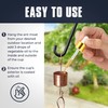 Pure Copper Handcrafted Hanging Hummingbird Feeder Outdoor Decor for Garden