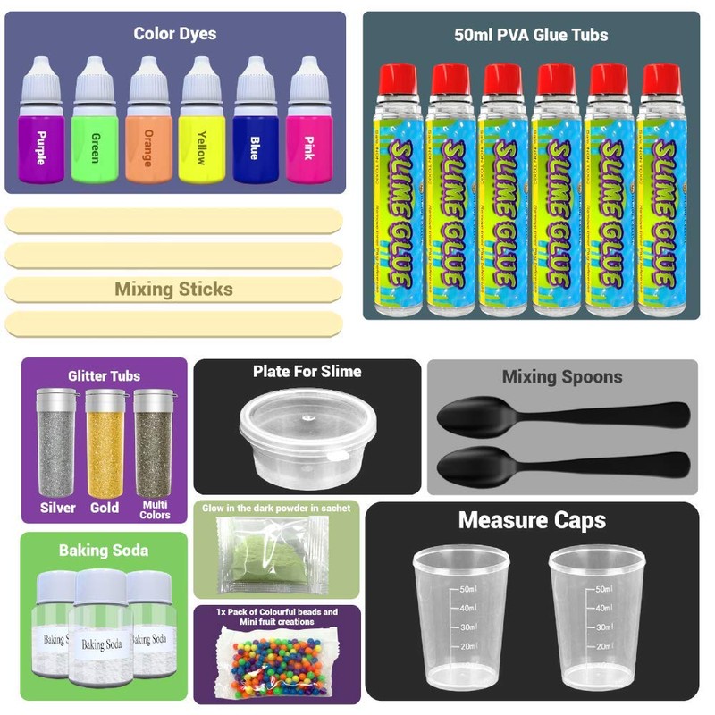 Desire Deluxe Slime Making Kit DIY Factory Complete Games Set