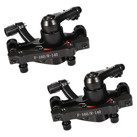 Sosoport 2pcs Bike Brakes Aluminum Alloy Disc Brakes for Mountain Bike Easy Install Durable Reliable