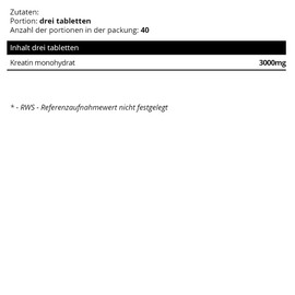 SOWELO Sowelo Creatine | 1000 mg | Creatine Monohydrate | Dietary Supplement | Increases Muscle Strength and Endurance | 120 Tablets