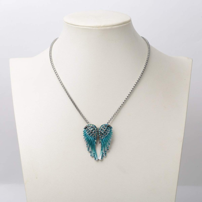 Broche de ala de ángel de la guarda para mujer,