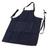 Denim Apron Abrasion Resistant Washable Chef Apron Adjustable Stylish Kitchen