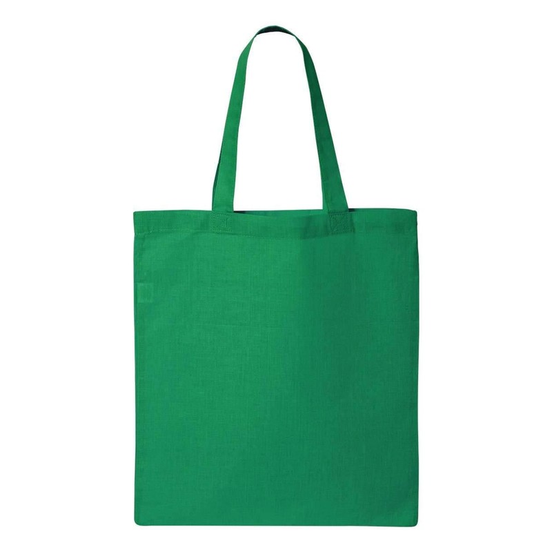 Q-TEES QTB Large Blank Heavy Duty Reusable Canvas Tote Shopping