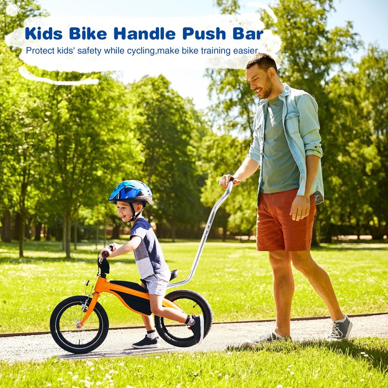 MEGHNA Kids Bike Training Push Handle Detachable Kids Bike Learning