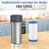 OEMIRY Whole House Water Filter, Stainless Steel Filter Housing, 10"x4.5"