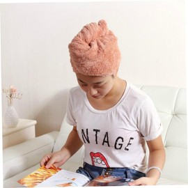 Baluue 2pcs Thick Hair Drying Towel Super Absorbent Bathroom Wrap for Quick Drying Lightweight and Portable for Home Use Travel Brown Blue