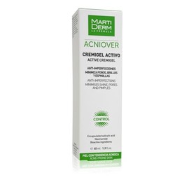 MartiDerm Acniover Cremigel Activo. Minimiza poros, brillo y espinillas. Hidratación oli-free efecto matificante - 40 ml