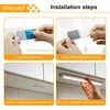 10 Pcs Under Cabinet Lights Magnetic Stickys Replacement (1.1×2.95in)
