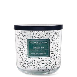Village Candle Balsam Fir Mercury Glass Candle, 13 oz.