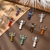UR URLIFEHALL 40 Pcs 10 Styles Guardian Angel Charms Gemstone