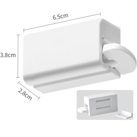 XINCHENG Toothpaste Squeezer, Plastic Toothpaste Roller Tube Squeezer, Toothpaste Dispenser for Paint, Hand Cream, Ketchup and Cosmetic Tube