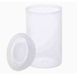 20 PCS Clear Plastic Film Canisters with Lids，35mm CaliberEmpty Camera Reel Containers,Storing of Small Personal and Household Items,Pills, Film, Keys, Coins, Art Beads and More Storage Containers