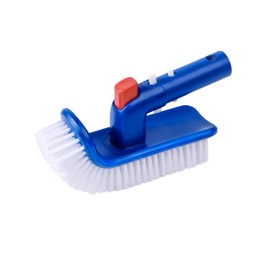 Pool Brush Head for In Ground Pools, 180 Degree Rotation Handle Scrub Brush, for Cleaning Spa, Bathrooms, Floor, Kitchen Area