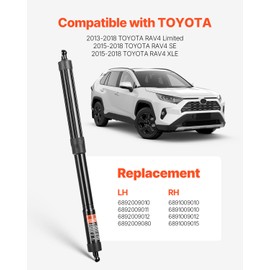 Happybuy Power Lift Support for Tailgate, Suitable for 2013-2018 Toyota RAV4, Electric Hatch Shock Strut for Tailgate, Replacement for OE# 6892009010 6892009011 6891009010