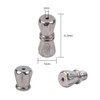 PH PandaHall 10 Sets 0.04in/1mm Small Stainless Steel Screw Clasps