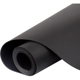 Large Silicone Heat Resistant Mat, 78.7” x 15.7” Nonslip Silicone Placemat for Countertop Protector, Nonstick Waterproof Table Desk Saver Pad for Kitchen & Dining,Black