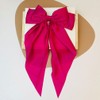 ROWAGY Large Ribbon Bow Hair Clip for Women Silky Satin