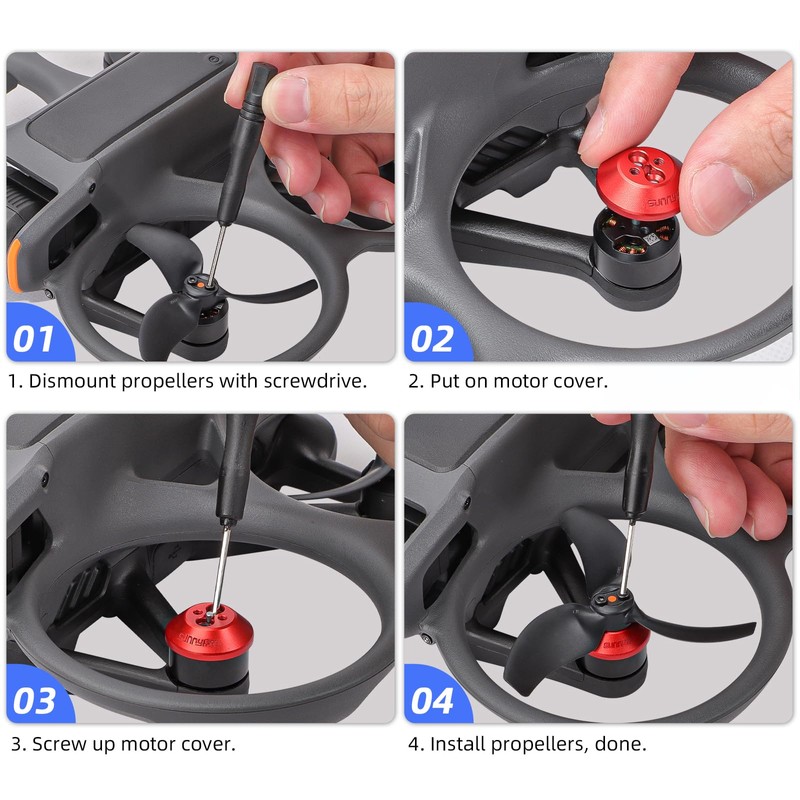 FSIDIWT Avata 2 - Tapa protectora de motor para DJI