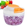 Manual Food Processor Vegetable Chopper, Portable Hand Pull String Garlic