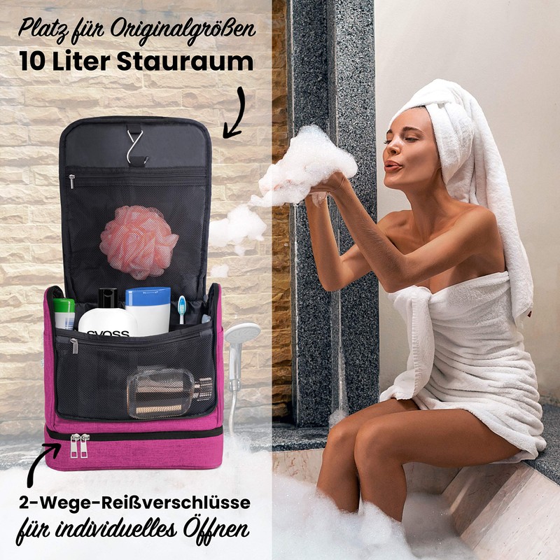 DELAWAY® XXL toiletry bag for hanging up - toiletry bag