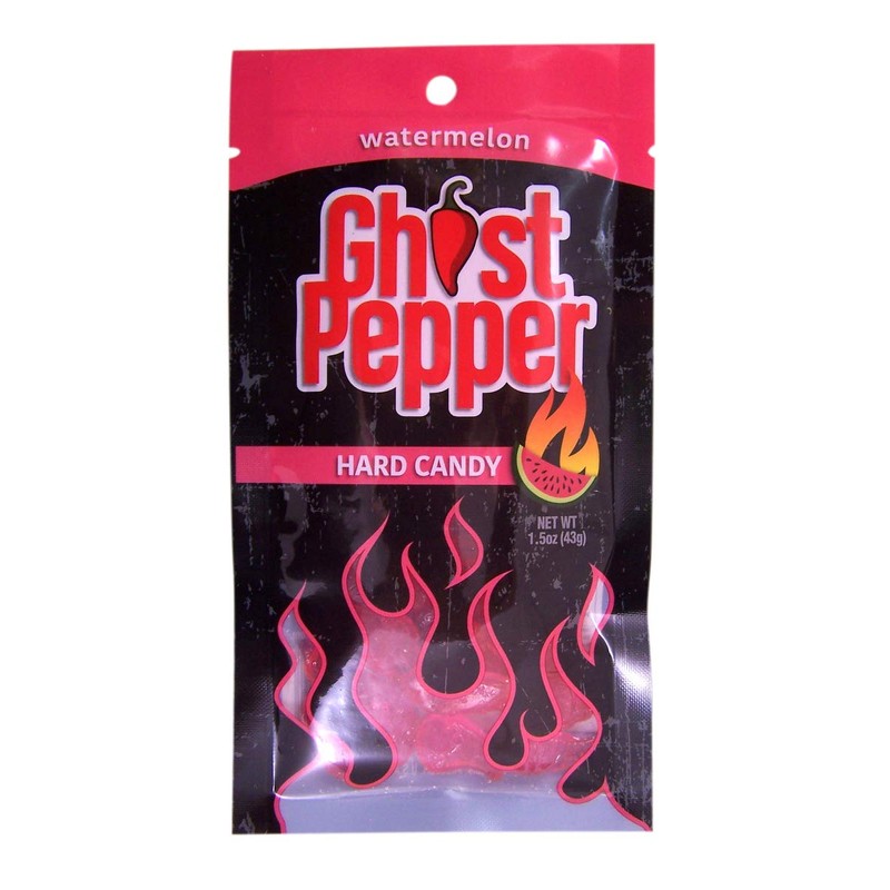 Spicy Ghost Pepper Cherry Flavored Hard Candy, 1.5 Ounce (Cherry)