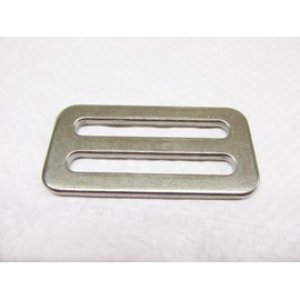 Stainless Steel Webbing Buckle 3 Bar Rectangular 50MM