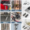 YAVINCOL Password Lock Padlock Wire Lock 4 Digit Password Dial