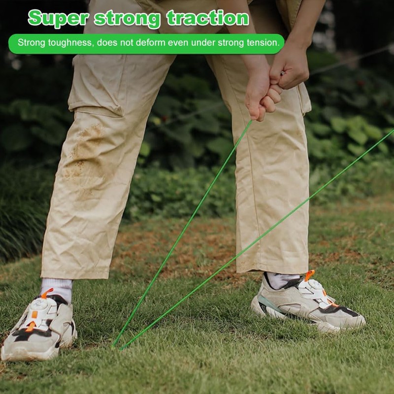 8Pcs Tent Guy Ropes, 4mm/13 Feet Guy Ropes with Storage