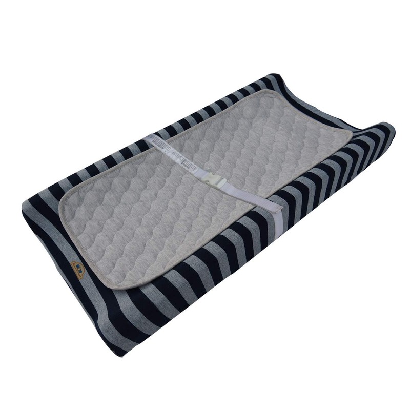 BlueSnail Quilted Thicker Waterproof Changing Pad Liners 3 Count(Gray 13”