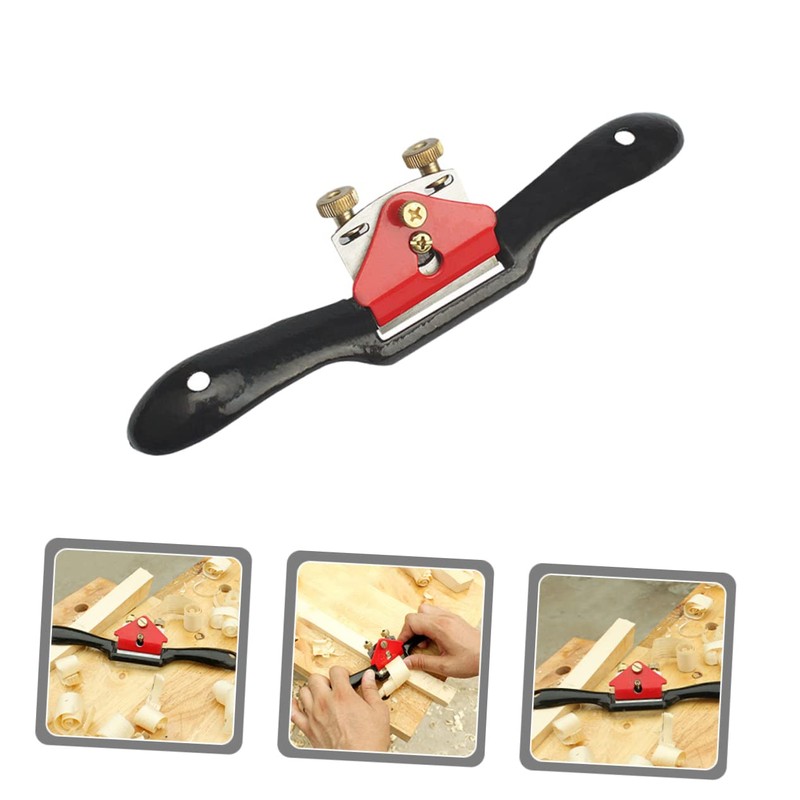 DOITOOL 1set Hand Planer Spokeshave Woodworking Tool for Curved Shaping