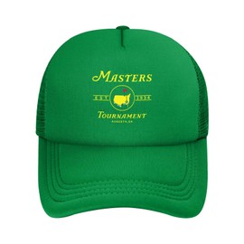 Hisgsiol Masters Golf Hat Adjustable Casual Mesh Baseball Cap Fashion Sports Hat Green