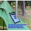 FIREHIKING Hot Tent Stove Jack 9" x 7.8" with Rain