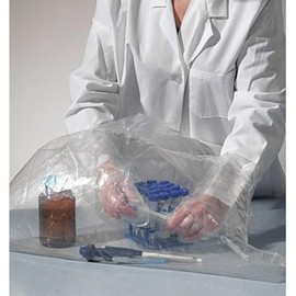 Spilfyter 690321 Hands-In-Bag Polyethylene Atmospheric 2-Hand Large Chamber, 36" Opening, 58" L x 51" W