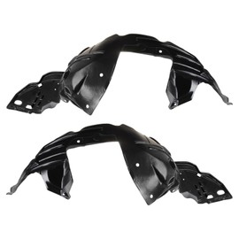 TRQ TRQ Front Inner Fender Liner Set Compatible with 2010-2011 Honda Insight HO1248136 HO1249136