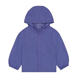 LONDON FOG Girls' Lightweight Waterproof Jacket, Purple, 14 Years