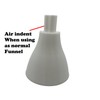 Threaded Screw On Funnel White (White)