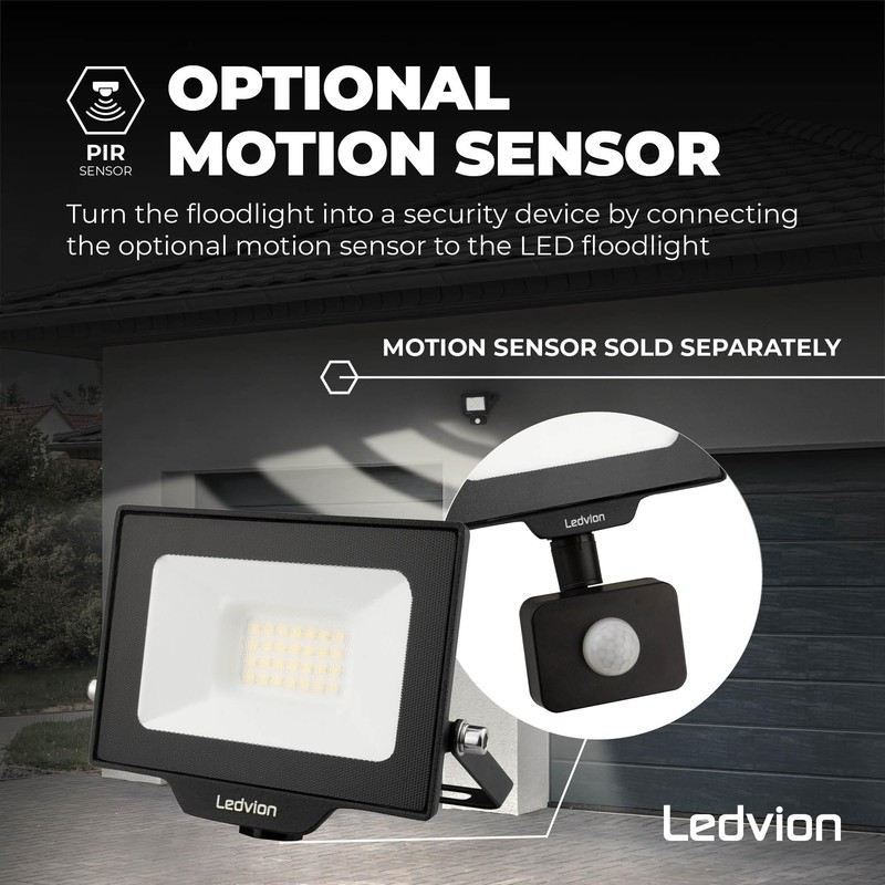 Ledvion Osram LED Spotlight, 20 Watt LED Floodlight, 6500 K