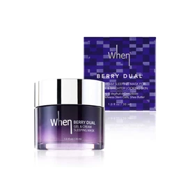 When Beauty When Berry Dual Gel & Cream Sleeping Mask, 30ml