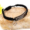 Christian Braided Rope Bracelets Engraved With God All Things are