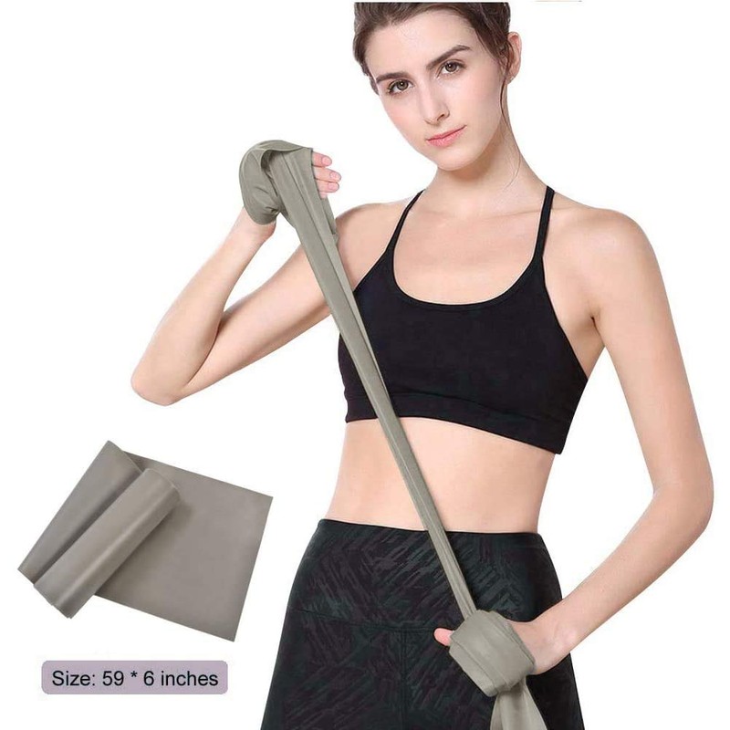 FUDOSAN Resistance Bands, Professional Exercise Elastic Bands Long Natural Latex