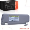 A-Premium Right Passenger Side Sun Visor with Mirror - Compatible