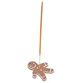 Christmas Gingerbread Incense Sticks Set of 40, Choose from Spiced Nutmeg, Gingerbread, or Vanilla Cookie Scents, with Gingerbread Man Holder (Vanilla Cookie)